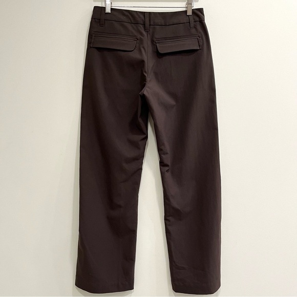 Patagonia chocolate brown hiking pants straight leg zipper pocket woman’s size 6 - Picture 2 of 11